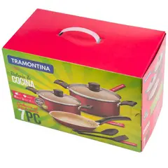 TRAMONTINA - BATERIA DE COCINA 7 PIEZAS