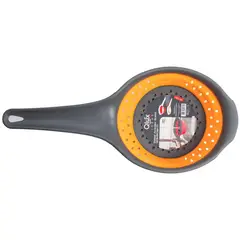 QLUX - COLADOR DE PLASTICO CON MANGO REDONDO NARANJO