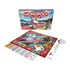 HASBRO - Juego de mesa Monopoly edición Chile tablero nacional