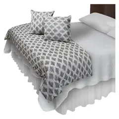 MALLORCA - Piecera Con Fundas Aspen Grafito Reversible