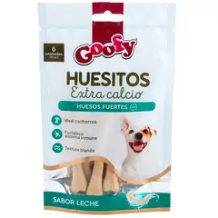 ANASAC - Goofy Snack Huesitos Extra Calcio Perro, 40gr