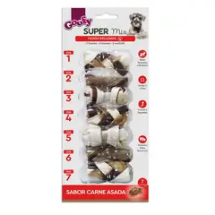 GOOFY - Snack Super Mix Rellenos Perro, 7 Und 90gr