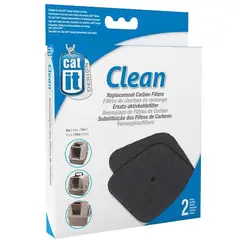 CATIT - Pack Filtros Carbon Para Baño Cerrado Gato, 2 Und