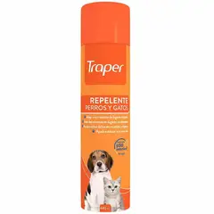 TRAPER - Spray Repelente Interiores Perros y Gatos 440cc