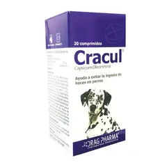 DRAG PHARMA - Cracul Suplemento Evita la Ingesta de Heces Perro, 20 Comp