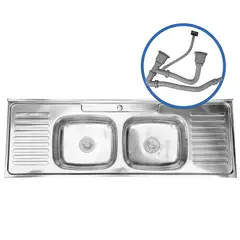 DOMSA - Cubierta Lavaplatos IDP15050 150x50x16cm