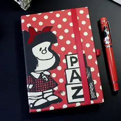 GENERICO - Libreta Tapa dura Mediana Mafalda Roja