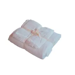 PUROLINO - Juego de Sábanas de Lino Súper King Deshiladas Blancas