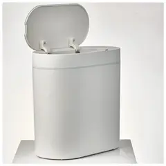 NOOK - Basurero con Sensor Resistente al Agua Blanco 5Lt