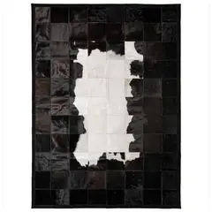 MOO HOGAR - Alfombra Cuero Natural 200 X 280cm Diseño 20X20cm