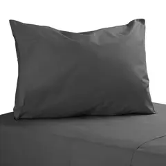 SUEÑO BLANCO - JUEGO DE SABANAS LISO SINGLE GRIS