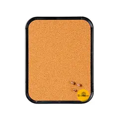 BI SILQUE - Pizarra Corcho 21x28 Marco Plástico Bi-silque