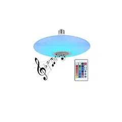 ESHOPANGIE - Ampolleta Ufo Rbg E27 Bluetooth Control Remoto Parlante
