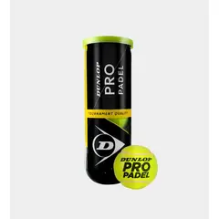 DUNLOP - Tarro De Pelotas De Padel Padel Pro X3 Alta Calidad