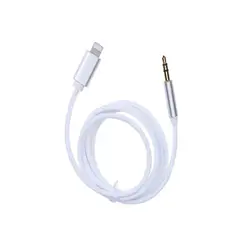 GENERICO - Cable Auxiliar Para iPhoneiPad Lightning A Jack 35mm Macho