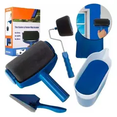 GENERICO - Set Rodillo Pintar Facil Antiderrame Recargable