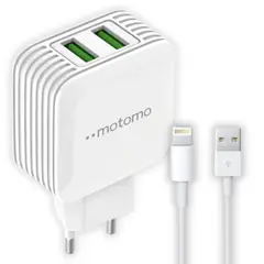 MOTOMO - Cargador Para Iphone 12W Lighning 1m Certificado SEC