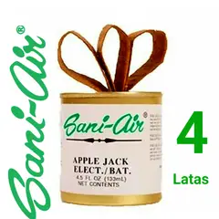 GENERICO - SANI AIR PACK 4 LATAS AROMATICAS AMBIENTALES HOGAR Y AUTO