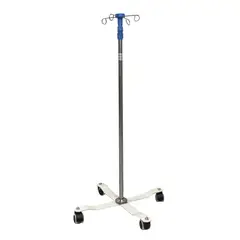 MEDICALTEC - Porta suero 4 patas 4 ganchos