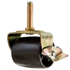 BLOCCARE - Rueda Tipo Barril para camas Cic, Flex, Vástago 0.93 cm, color Blanco