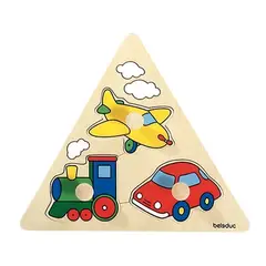 SEIGARD - Puzzle Encaje Medios De Transporte 10122 Color Natural