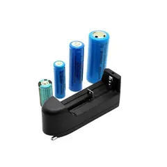 GENERICO - Cargador Bateria Pilas Recargables Litio 18650 3.7v