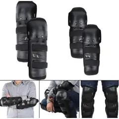 GENERICO - Rodilleras Y Coderas Semi Articulado Set De Protección