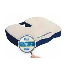 GENERICO - Cojín Asiento De Gel Alivia Dolor De Espalda Ergonomico