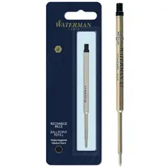 WATERMAN - Repuesto Boligrafo Punta Media Negro