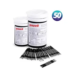 TOPMEDIC - Cintas Tiras Reactivas Glucómetro Yuwell 582 x 50 Unidades