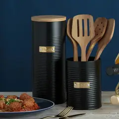TYPHOON - Contenedor pasta negro.