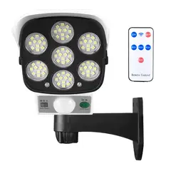 GENERICO - Foco Solar Tipo Cámara Seguridad Sensor De Movimiento
