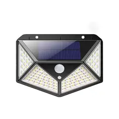 GENERICO - Focos Solar 100 Led Con sensor de Movimiento