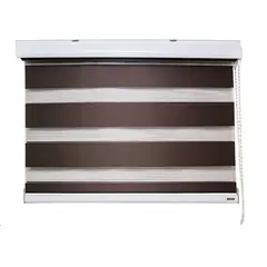 CLEMS CORTINAS - Cortina Roller Duo 150X160 Cafe