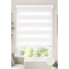 CLEMS CORTINAS - Cortina Roller Duo 150X180 Perla