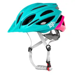 TRIP - CASCO BICI MTB AZUL/ROSA
