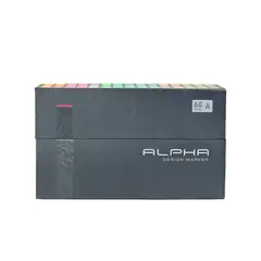 ALPHA DESING - Marcadores Alpha Design Set A 60 Colores