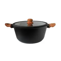 KEEP - Olla Granito Antiadherente Granite Line 28 cm - Negro