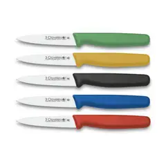 3 CLAVELES - Cuchillo Verdura 10 cm colores (unidad) Tres Claveles