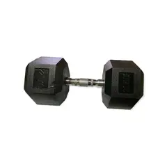 GYMHOME - Mancuerna Hexagonal Recubierta 22.5 kg (unidad)