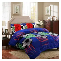GENERICO - Cobertor Chiporro Invierno Infantil 1.5 Plazas - Azul Balones M084