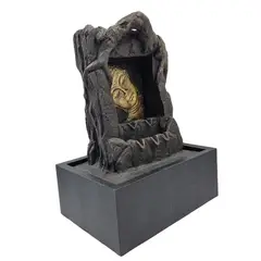 GENERICO - Fuente De Agua Buda Dorado. 38 cm