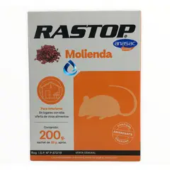 ANASAC - Cebo Rastop Molienda Para Ratones 200gr -