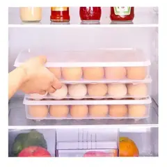 OEM - Organizador De Huevos, Caja Para 24 Unidades Huevera.