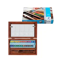 VAN GOGH - Acuarela en Pastillas Set 24 Caja Madera