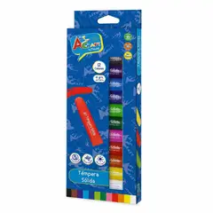 PRONOBEL - Tempera Solida 12 Colores Art & Craft