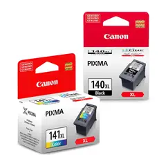 CANON - 2 Tintas Originales PG140xl + CL141xl Mg2110/mg3110 Civa