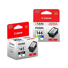 CANON - 2 Tintas Originales PG145 xl + CL146 xl Ip2810 Mg2410 C/iva
