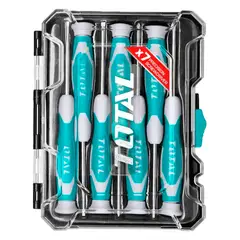 TOTAL TOOLS - Kit Juego De Destornilladores De Precision 7 Piezas
