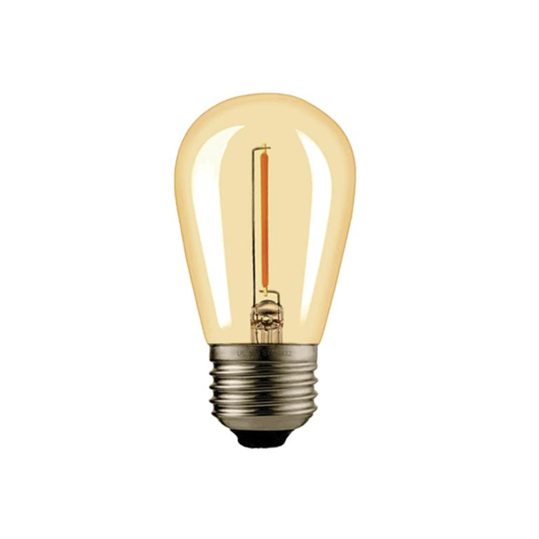 Ampolleta E-27 Filamento 1W Cálido